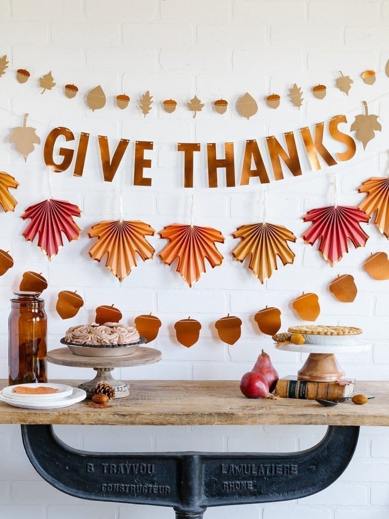 Autumn Leaf Folded Banner