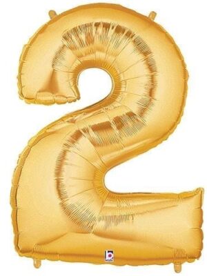 Giant Gold Number Balloon - 40 Inches