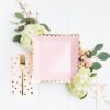 Blush Scalloped Large Plates