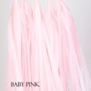 DIY Tissue Tassels - Pack of 5 Pre-Cut Tassels
