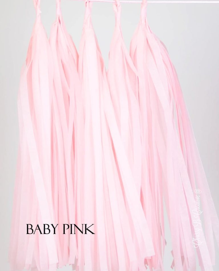 baby-pink.jpg DIY Tissue Tassels - Pack of 5 Pre-Cut Tassels