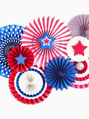 Stars and Stripes Party Fans