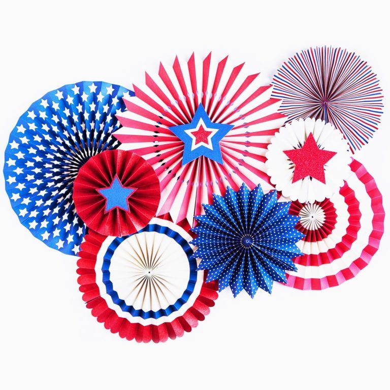 Stars and Stripes Party Fans