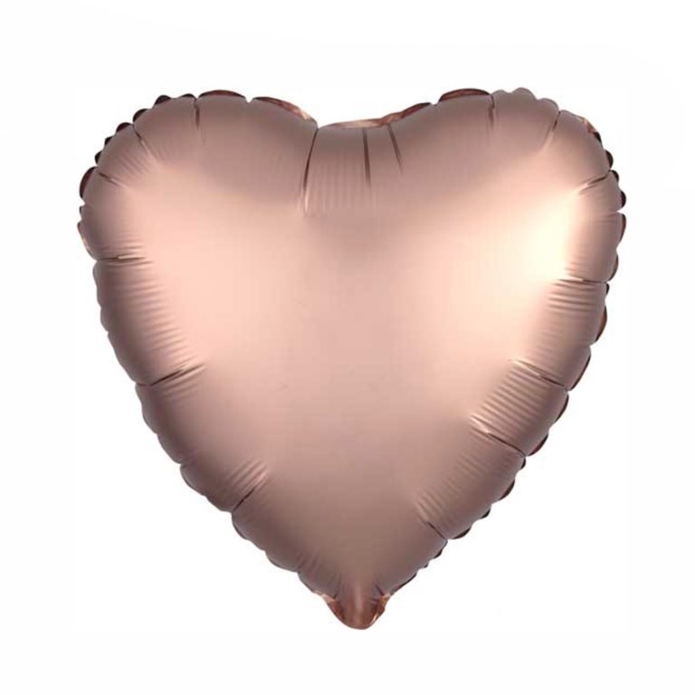 Satin Heart Mylar Balloon