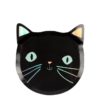 Black Cat Halloween Plates