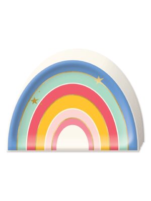 Magical Rainbow Paper Plates