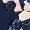 Erika - Navy Speckle Small Paper Plates