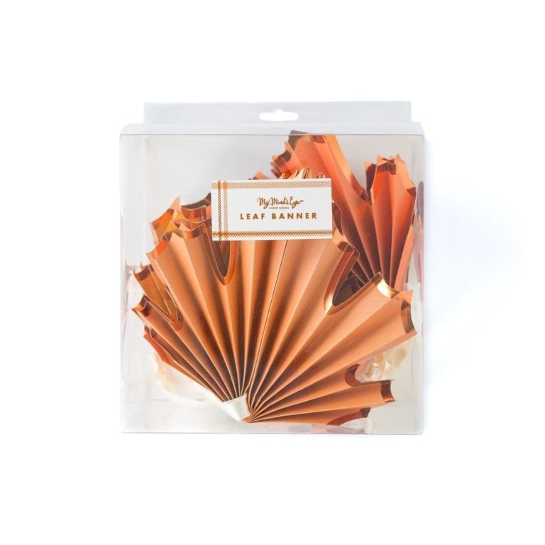 Autumn Leaf Folded Banner