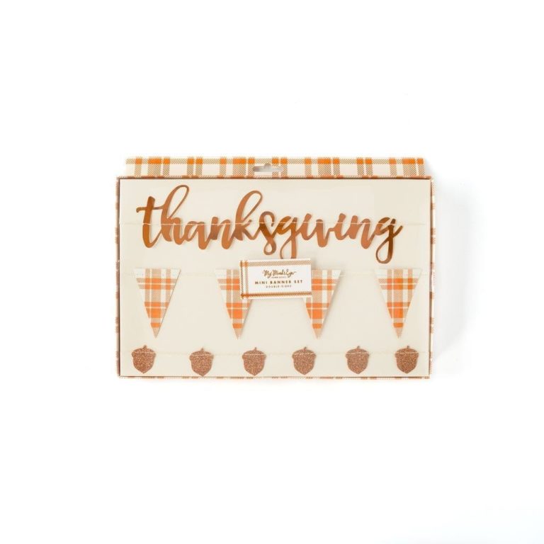 Autumn Leaf Mini Banner