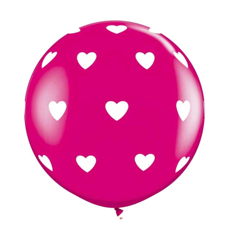 Giant Heart Printed Balloon