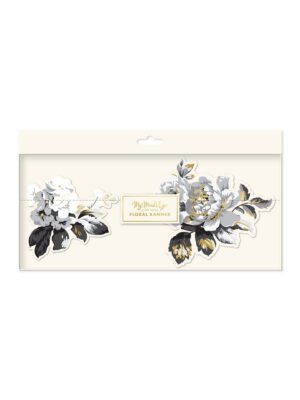 Gingham Farms Floral Banner