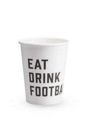 Eat Drink Football Paper Cups