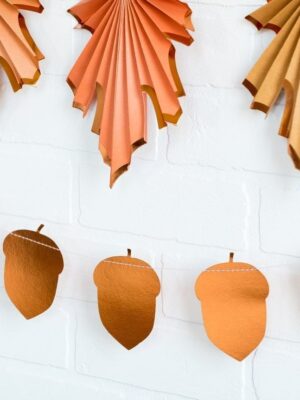 Acorn Thanksgiving Banner