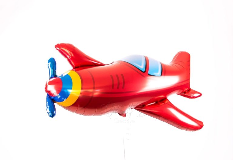 Vintage Airplane Mylar Balloon