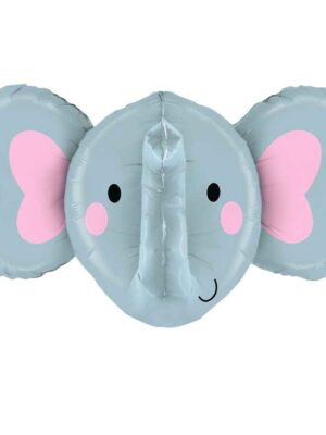 Elephant 3-D Mylar Balloon