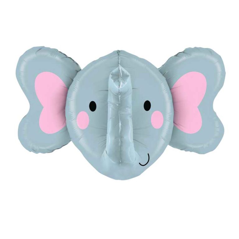 Elephant 3-D Mylar Balloon
