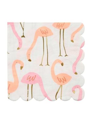 Flamingo Napkins Small