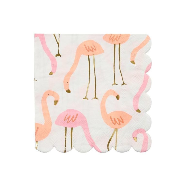 Flamingo Napkins Small