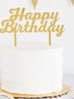 Happy Birthday Cake Topper