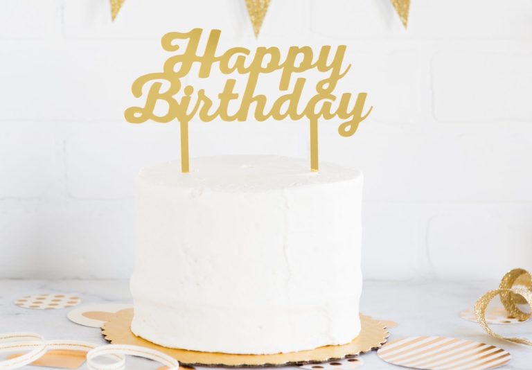 Happy Birthday Cake Topper