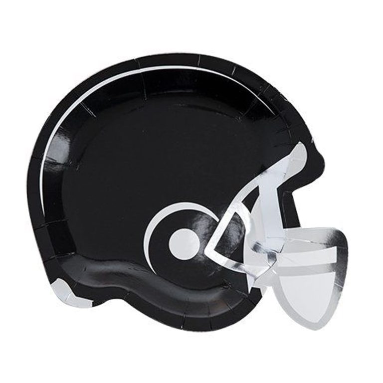 Football Helmet Appetizer Plate by Cakewalk