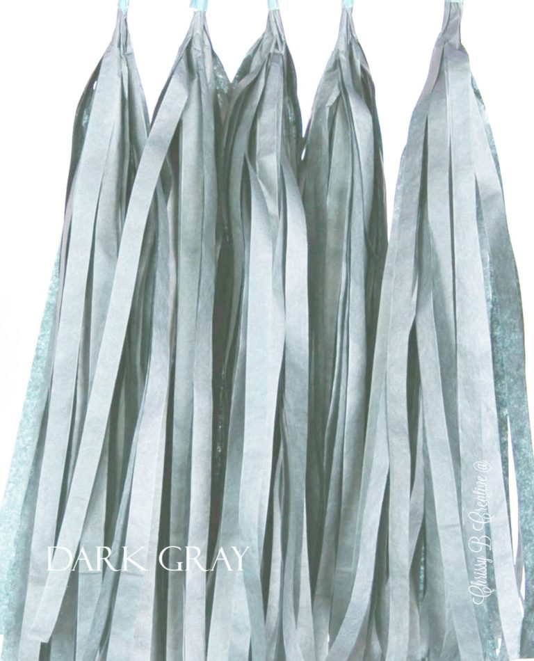 dark-gray-1.jpg DIY Tissue Tassels - Pack of 5 Pre-Cut Tassels