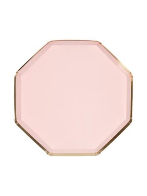 Dusky Pink Cocktail Plates