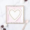 Blush Scalloped Large Plates