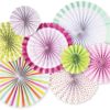 Easter Party Fans - 8 Pack