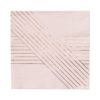 Amethyst - Pale Pink Striped Lunch Paper Napkins