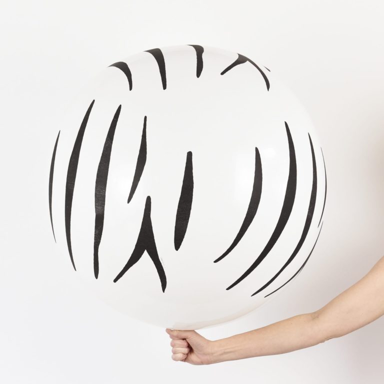 Giant Printed Zebra Balloon