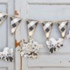 Gingham Farm Buffalo Check Pennant Banner