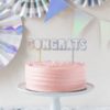 Congrats Cake Topper - Holographic
