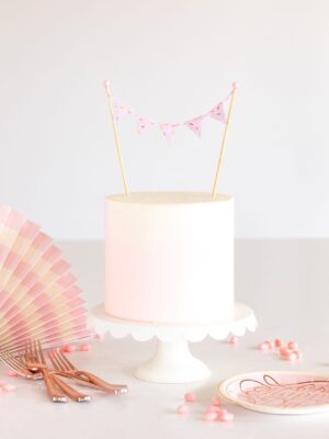 Pennant Flags Cake Topper