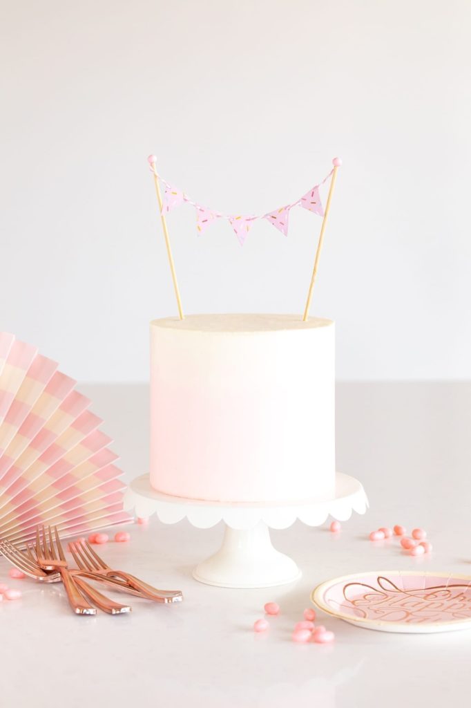 Pennant Flags Cake Topper