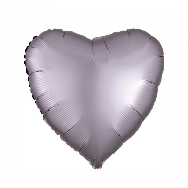 Satin Heart Mylar Balloon