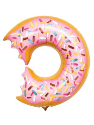 Donut Mylar Balloon - 36 Inch