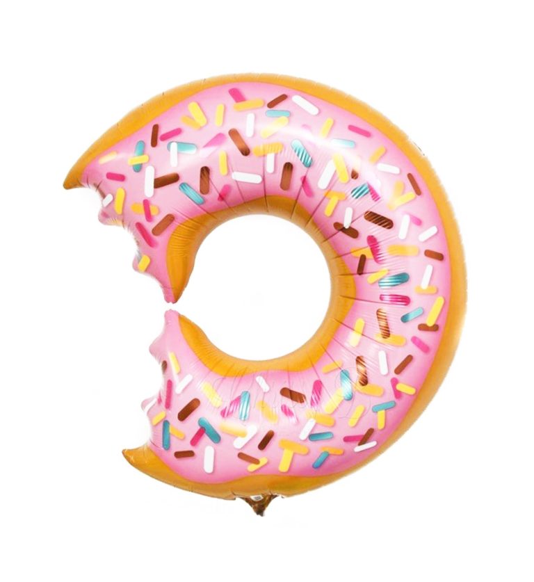 Donut Mylar Balloon - 36 Inch