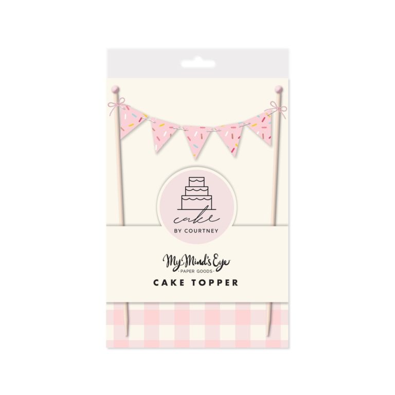 Pennant Flags Cake Topper