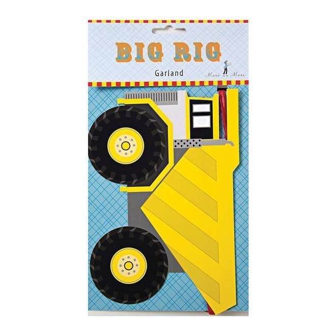 Construction Big Rig Garland