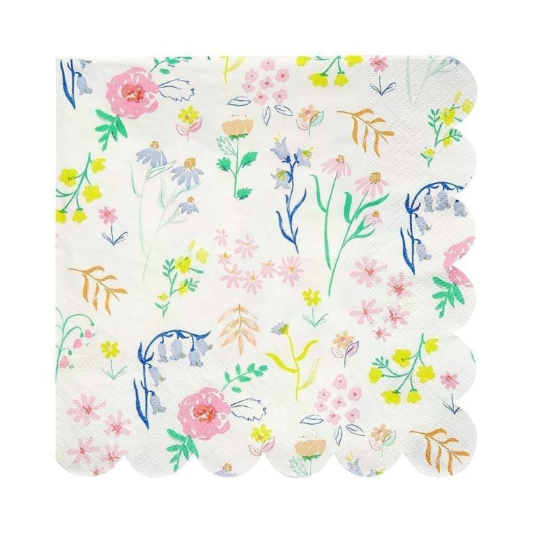 Floral Napkins Large
