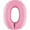 Giant Light Pink Giant Number Balloon - 40 Inches