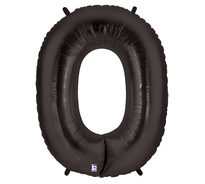Giant Black Number Balloon - 40 Inches