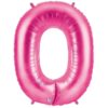 Giant Hot Pink Number Balloon - 40 Inches
