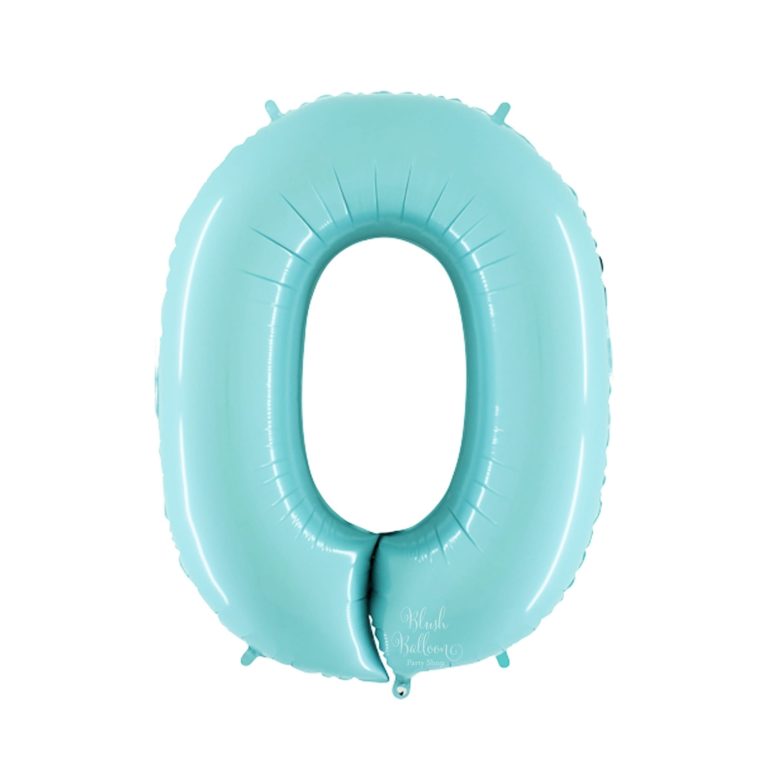 Giant Light Blue Giant Number Balloon - 40 Inches