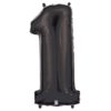 Giant Black Number Balloon - 40 Inches