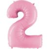 Giant Light Pink Giant Number Balloon - 40 Inches
