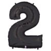 Giant Black Number Balloon - 40 Inches