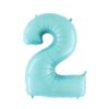 Giant Light Blue Giant Number Balloon - 40 Inches