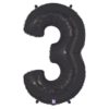 Giant Black Number Balloon - 40 Inches